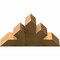Ekena Millwork Richland Rough Sawn Timber Gable Bracket, Western Red Cedar, 36"W x 21"H x 6"D x 6"F, 14/12 Pitch GBW036X21X0606RIC00RWR - alternate 2